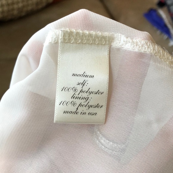 Beaded Neckline Ivory Top - Picture 3 of 5